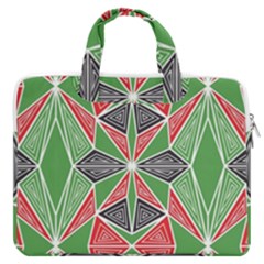 Abstract Pattern Geometric Backgrounds  Macbook Pro 13  Double Pocket Laptop Bag by Eskimos