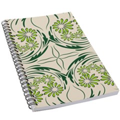 Folk Flowers Print Floral Pattern Ethnic Art 5 5  X 8 5  Notebook by Eskimos