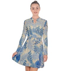 Fabric-b 001 Long Sleeve Panel Dress by nate14shop