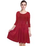 Fabric-b 002 Quarter Sleeve Waist Band Dress