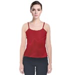 Fabric-b 002 Velvet Spaghetti Strap Top