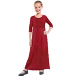 Fabric-b 002 Kids  Quarter Sleeve Maxi Dress