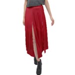 Fabric-b 002 Velour Split Maxi Skirt