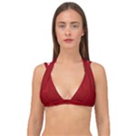 Fabric-b 002 Double Strap Halter Bikini Top