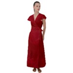 Fabric-b 002 Flutter Sleeve Maxi Dress