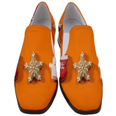 Gingerbread-4718553 Women Slip On Heel Loafers by nate14shop