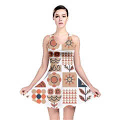 Scandinavian Pattern Artwork No 2 Reversible Skater Dress by HWDesign