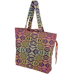 Abundant Joy Drawstring Tote Bag by Thespacecampers