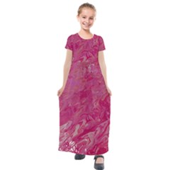 My Pour Cup Painting 1 Cbdoilprincess  Kids  Short Sleeve Maxi Dress