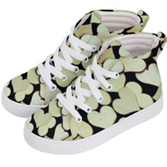 Heart-003 Kids  Hi-top Skate Sneakers by nate14shop