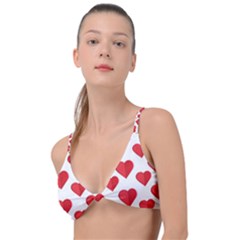 Heart-004 Knot Up Bikini Top by nate14shop