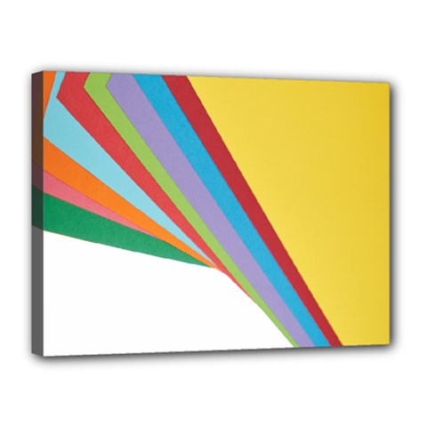 Paper Canvas 16  X 12  (stretched) by nate14shop