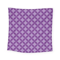 Purple-background Square Tapestry (small) by nate14shop