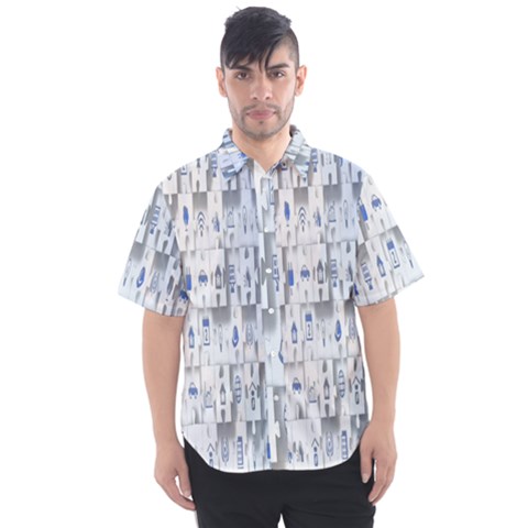 Puzzle Men s Short Sleeve Shirt by nate14shop