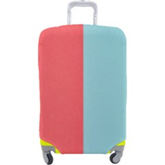 Red-two Calor Luggage Cover (large) by nate14shop