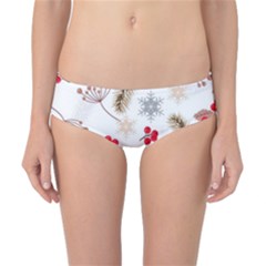 Christmas-seamless-pattern-with-fir-branches Classic Bikini Bottoms by nate14shop