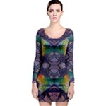 Phronesis-awareness-philosophy Long Sleeve Bodycon Dress