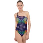 Phronesis-awareness-philosophy Classic One Shoulder Swimsuit