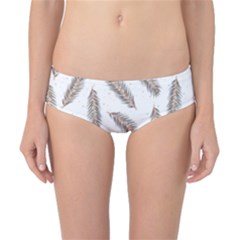 Christmas-seamless-pattern-with-gold-fir-branches Classic Bikini Bottoms by nate14shop