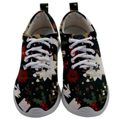 Hand Drawn Christmas Pattern Design Mens Athletic Shoes by nate14shop