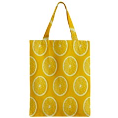 Lemon-fruits-slice-seamless-pattern Zipper Classic Tote Bag by nate14shop