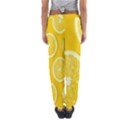 Lemon-fruits-slice-seamless-pattern Women s Jogger Sweatpants View2