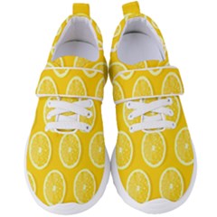 Lemon-fruits-slice-seamless-pattern Women s Velcro Strap Shoes by nate14shop