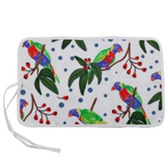 Seamless-pattern-with-parrot Pen Storage Case (m) by nate14shop
