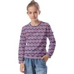 House-roof Kids  Long Sleeve Tee With Frill 