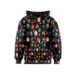 Gradient-christmas-pattern-design Kids  Pullover Hoodie