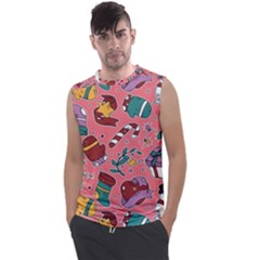 Hand-drawn-christmas-pattern-design Men s Regular Tank Top by nate14shop