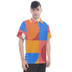 Geometric Series  Men s Polo Tee by Sobalvarro