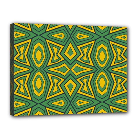 Abstract Pattern Geometric Backgrounds Canvas 16  X 12  (stretched) by Eskimos