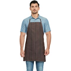 Wood Dark Brown Kitchen Apron by nate14shop