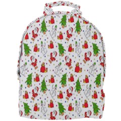 Hd-wallpaper-christmas-pattern-pattern-christmas-trees-santa-vector Mini Full Print Backpack by nate14shop