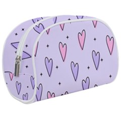 Heart-purple-pink-love Make Up Case (medium) by nate14shop