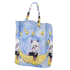 Panda Giant Grocery Tote by nate14shop