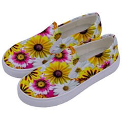 Blossoms Kids  Canvas Slip Ons by nate14shop