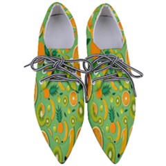 Fruits Pointed Oxford Shoes by nate14shop