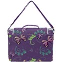 Background-butterfly Purple Box Up Messenger Bag View3