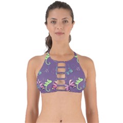 Background-butterfly Purple Perfectly Cut Out Bikini Top by nate14shop