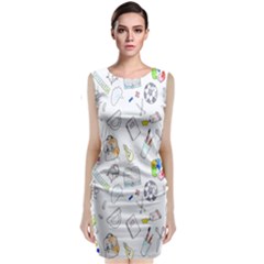 Hd-wallpaper-d4 Classic Sleeveless Midi Dress