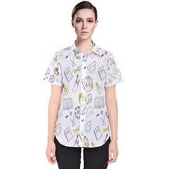 Hd-wallpaper-d4 Women s Short Sleeve Shirt