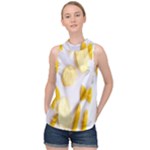 Pasta High Neck Satin Top