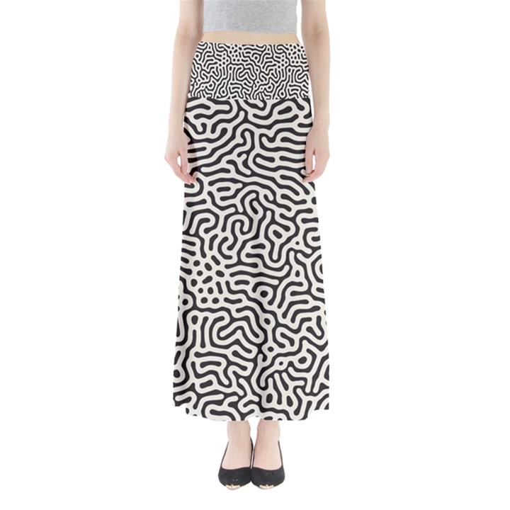 Animal-seamless-vector-pattern-of-dog-kannaa Full Length Maxi Skirt