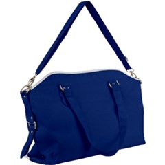 Dark Blue Canvas Crossbody Bag