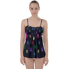 Footprints Babydoll Tankini Set by nate14shop