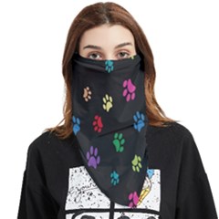Footprints Face Covering Bandana (triangle) by nate14shop