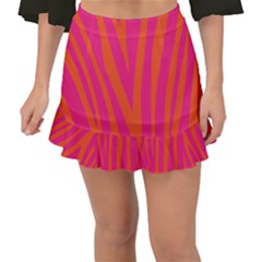 Pattern-002 Fishtail Mini Chiffon Skirt