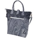 Ice Frost Crystals Buckle Top Tote Bag View2